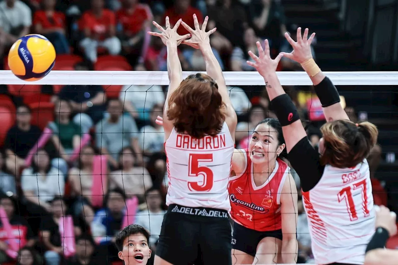 Creamline opens AVC campaign vs Jordan