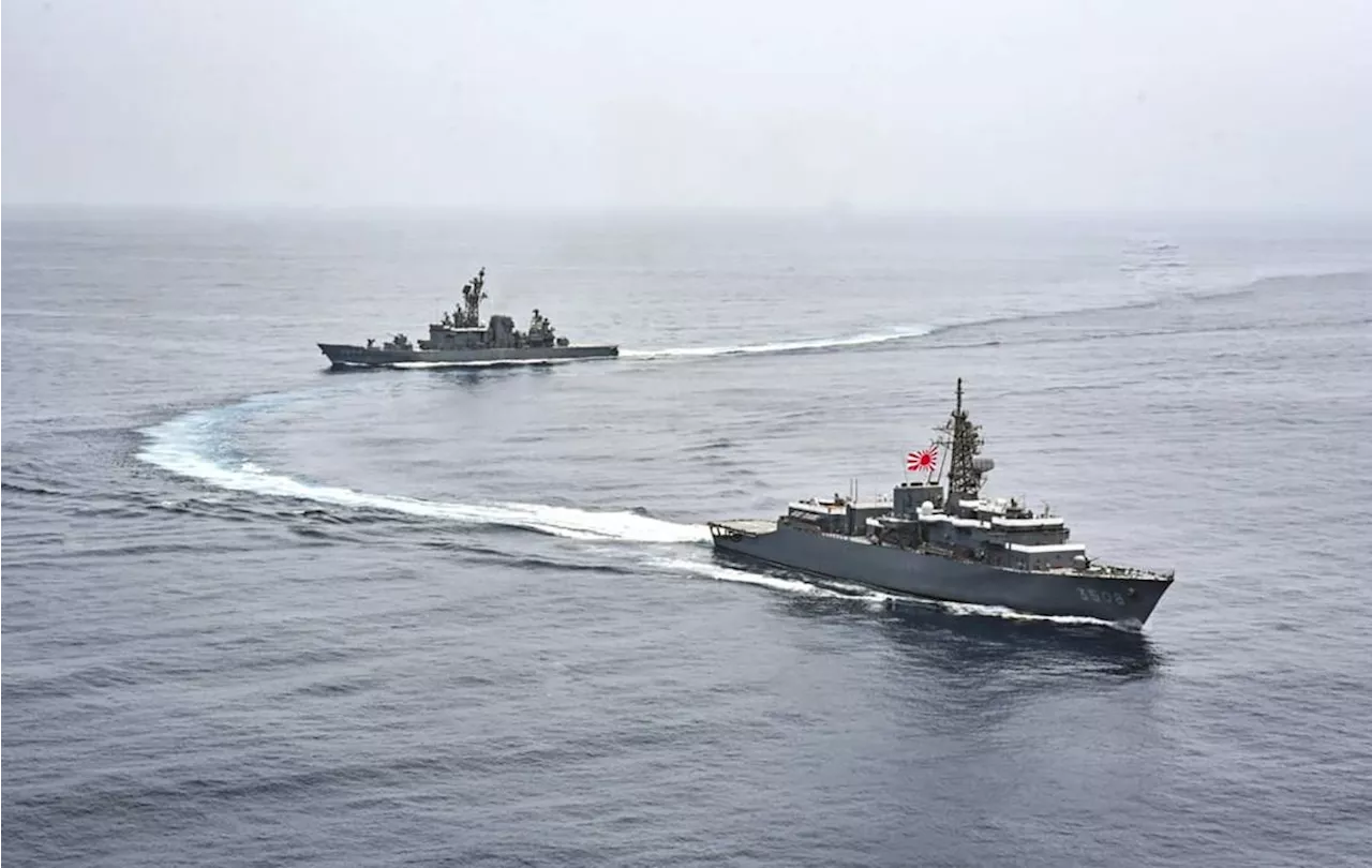 Japanese warships dock at Cambodia's Chinese-renovated naval base
