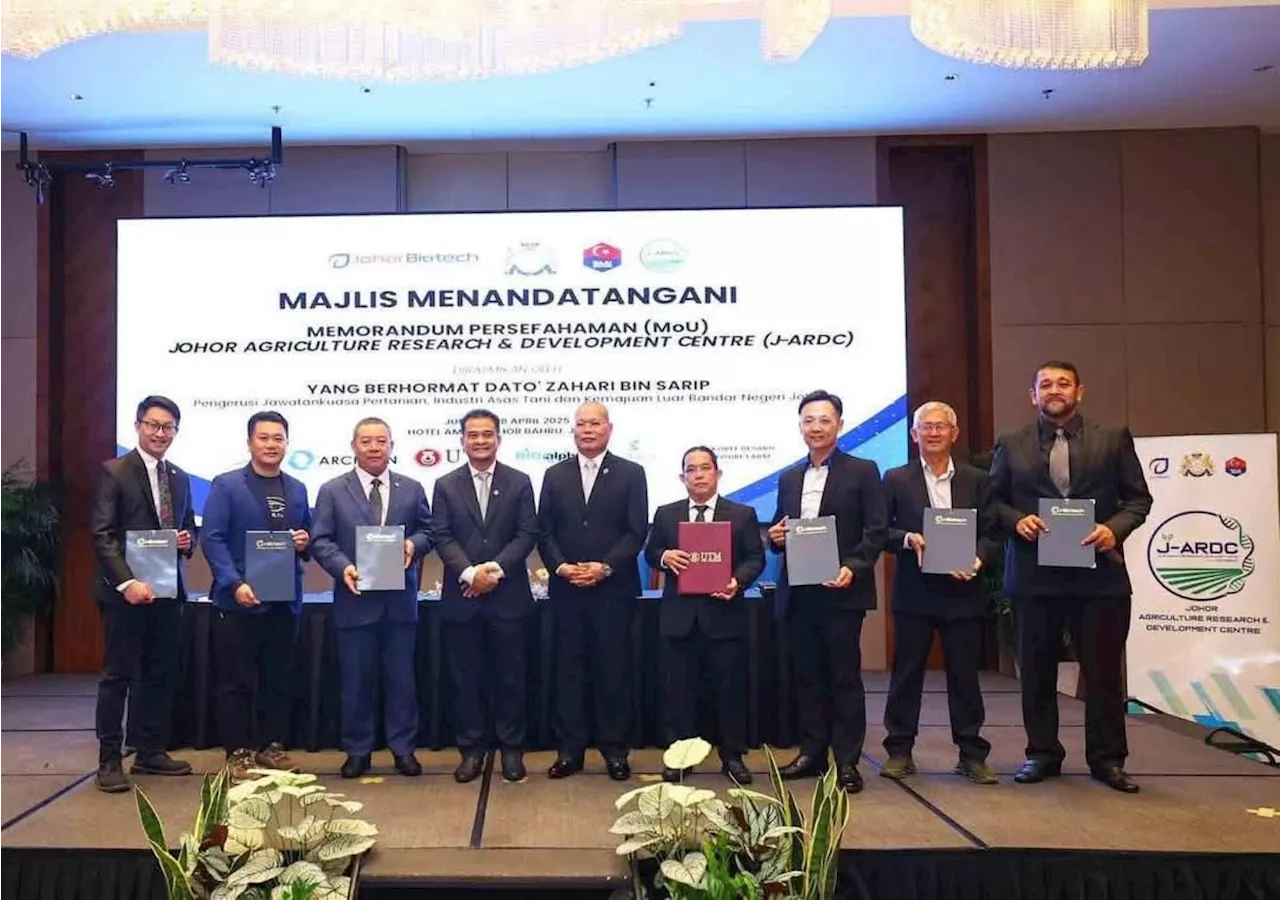 Johor tubuh J-ARDC, kukuh sektor pertanian, keterjaminan makanan