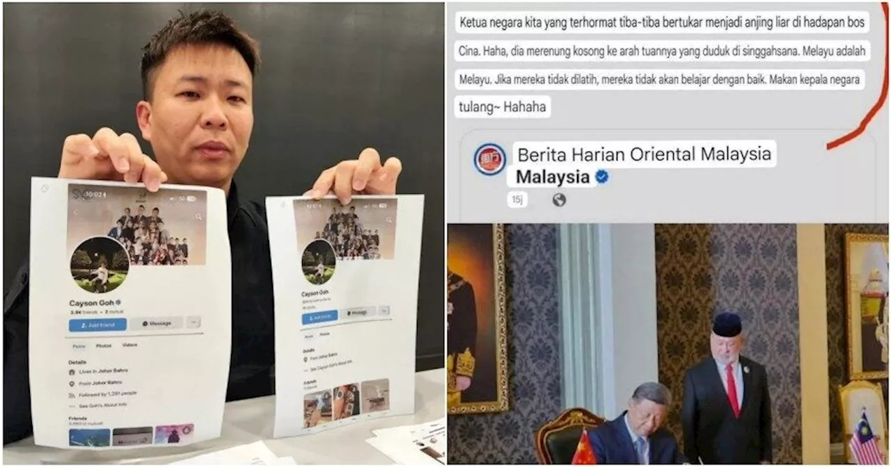 “It’s a fake account with my identity” – Man in JB Being Investigated for Viral Post Insulting Agong