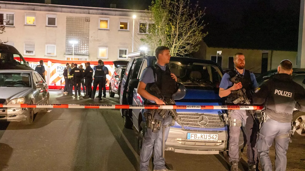 Police in central Germany hunt for a suspect on the run after 2 people were shot dead