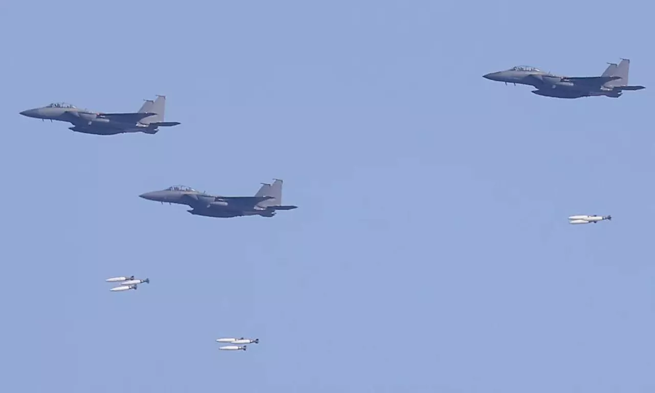 South Korean Air Force grounds most aircraft after gun pods accidentally drop