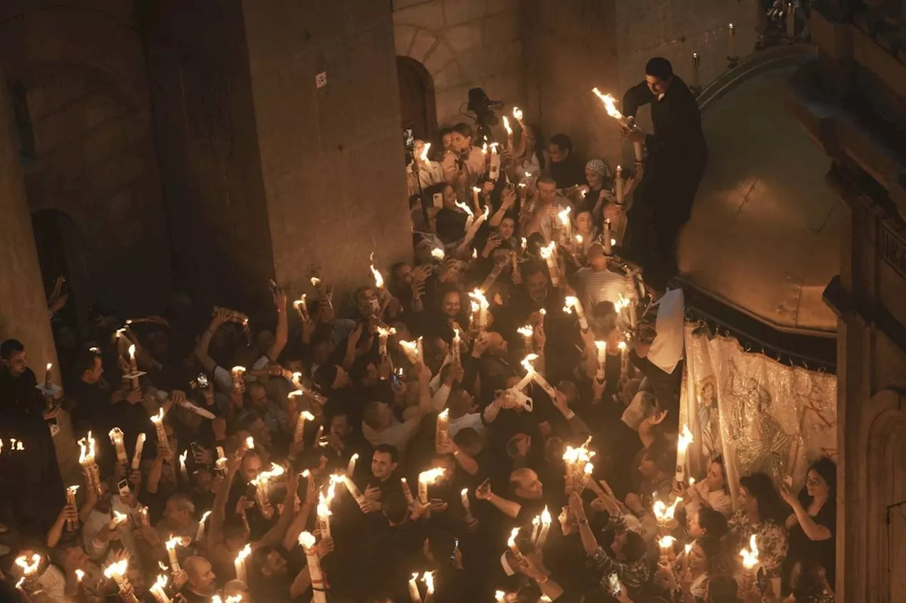 What's behind the visually stunning 'Holy Fire' ceremony in Jerusalem?