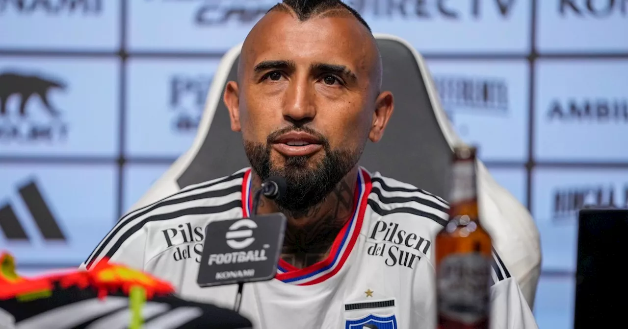 Arturo Vidal calentó la previa del partido con Racing