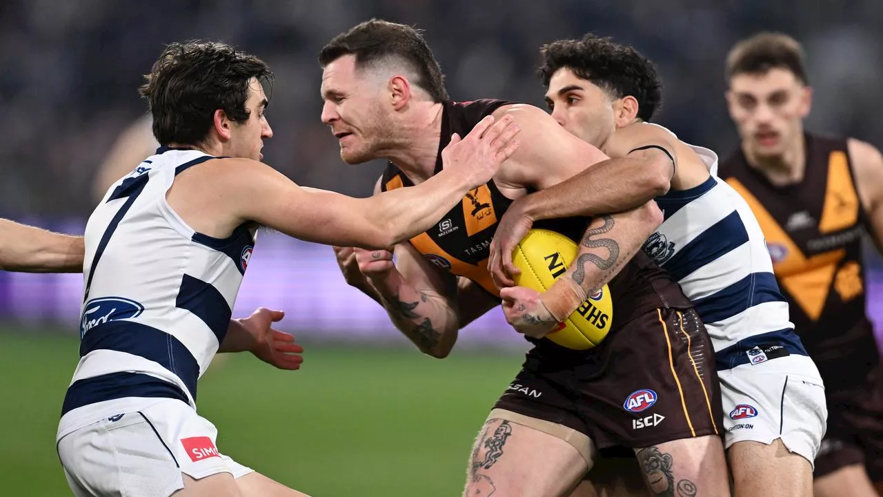 Cats aim to ‘debunk myth’… but Hawks eye 11-year first as epic rivalry resumes: LIVE AFL