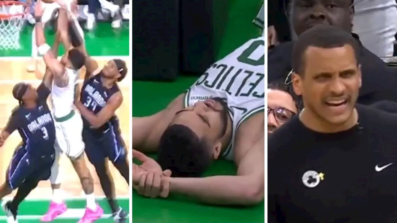 ‘Hard foul’ on All-Star in fiery clash; scary title warning amid all-time beatdown: NBA Playoffs