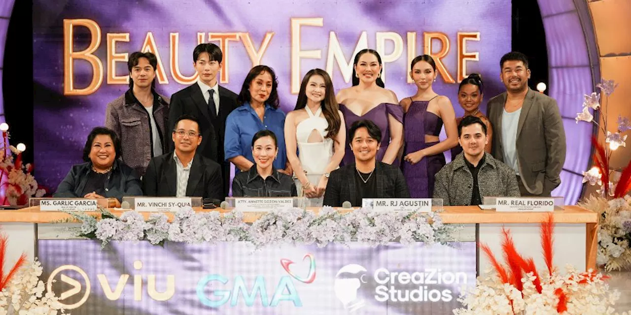 GMA Network, CreaZion Studios, Viu Philippines collaborate on revenge drama series 'Beauty Empire'