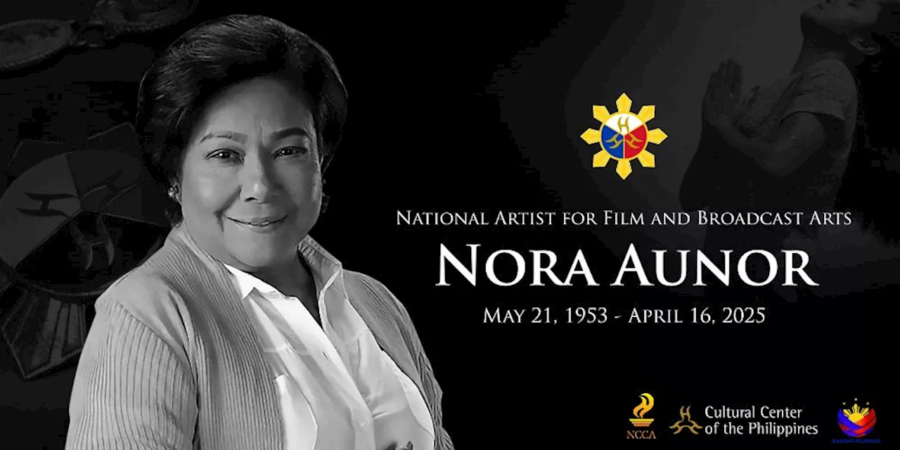 Nora Aunor's state necrological services scheduled for April 22