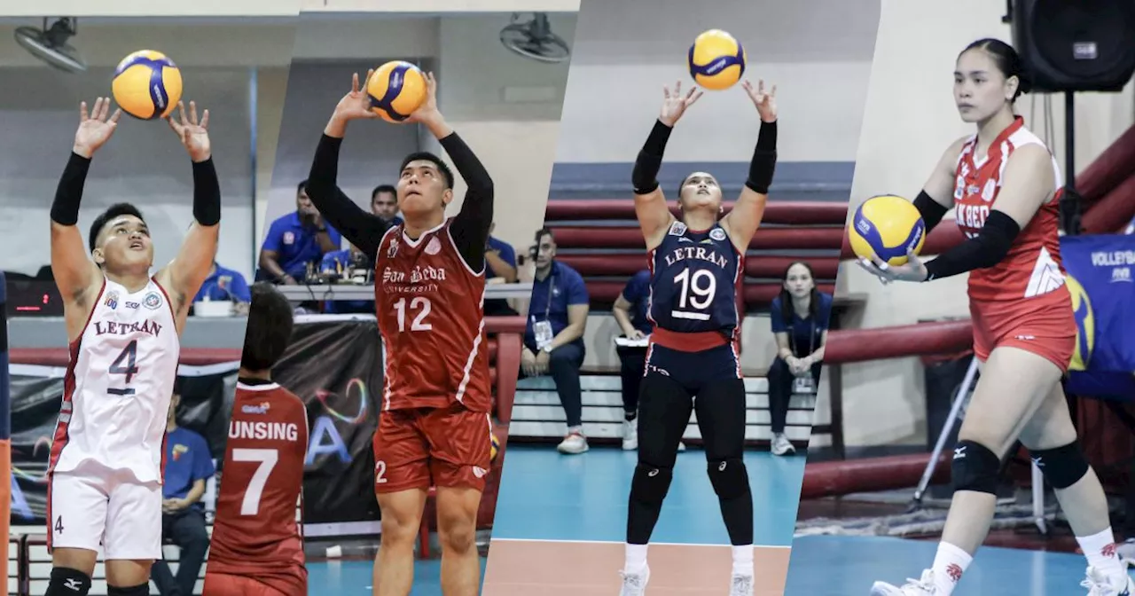 Rivals Letran, San Beda lock horns to open second round of NCAA Season 100 volleyball tournament