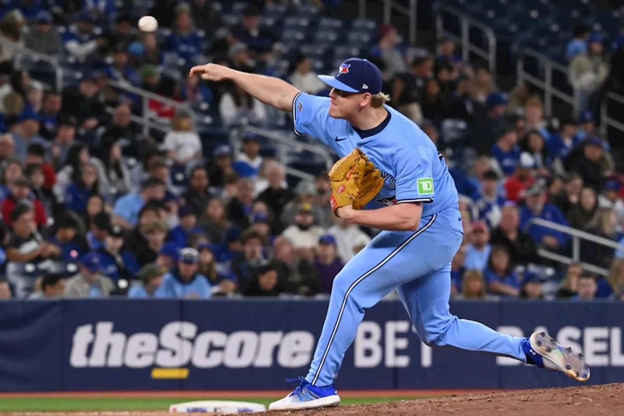 Toronto reliever Paxton Schultz ties major-league, franchise records in debut