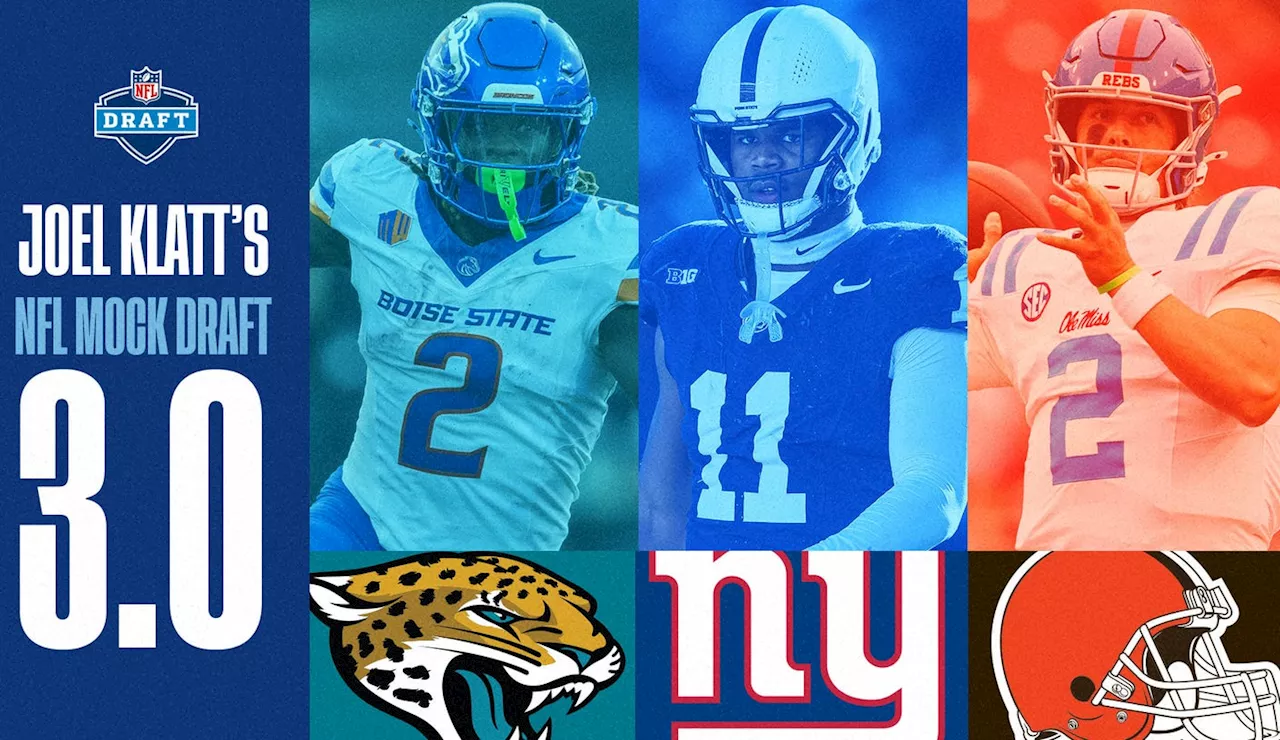 2025 NFL mock draft: Ashton Jeanty goes top 5; who trades up for Jaxson Dart?