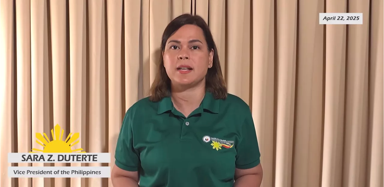 Sara Duterte hopes Pope Francis aspirations to live on