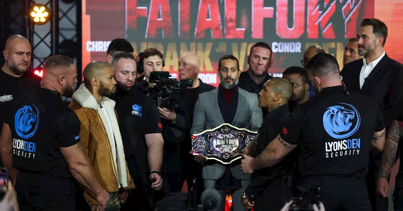 Watch LIVE stream of Chris Eubank Jr v Conor Benn Grand Arrivals