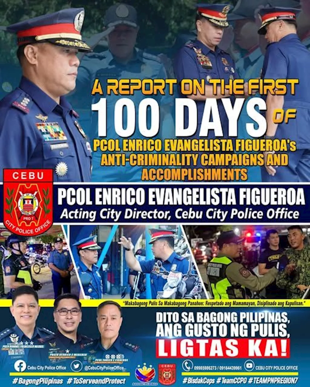 P77.5-M illegal drugs seized in Figueroa’s first 100 days as CCPO chief