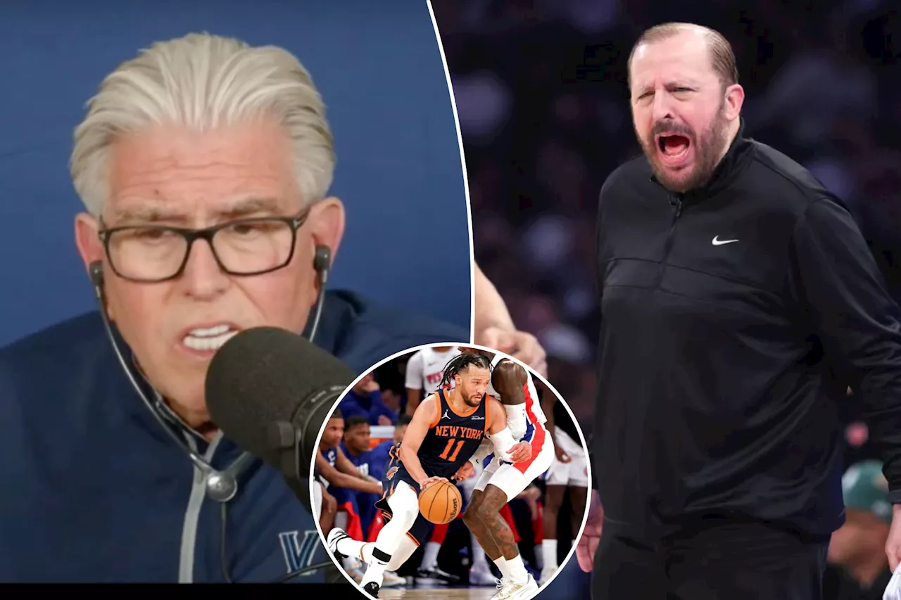 Mike Francesa shreds Tom Thibodeau after Knicks' playoff loss to Pistons: 'This is not an offense'