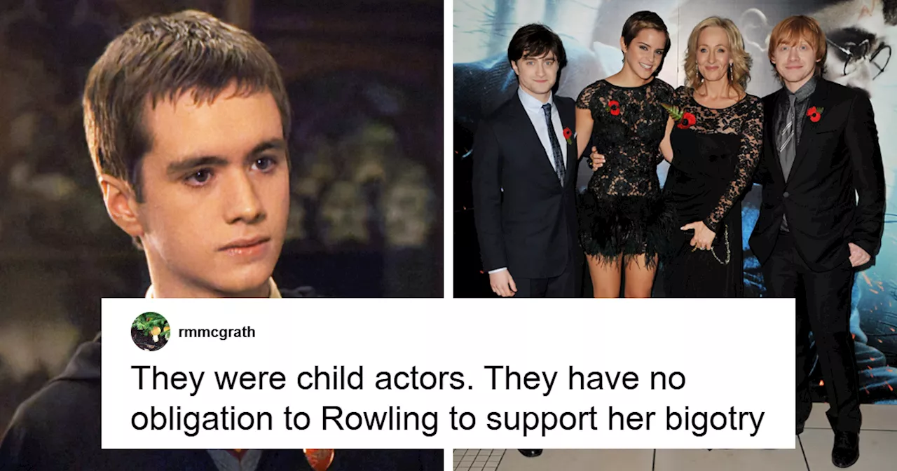 JK Rowling Called Out By Harry Potter Star After She Celebrated Trans Ruling With Cigar