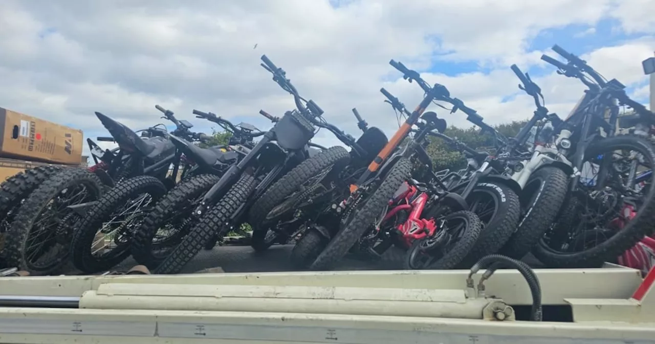 Gardaí seize 39 electric motorbikes thought to be used in criminal activity