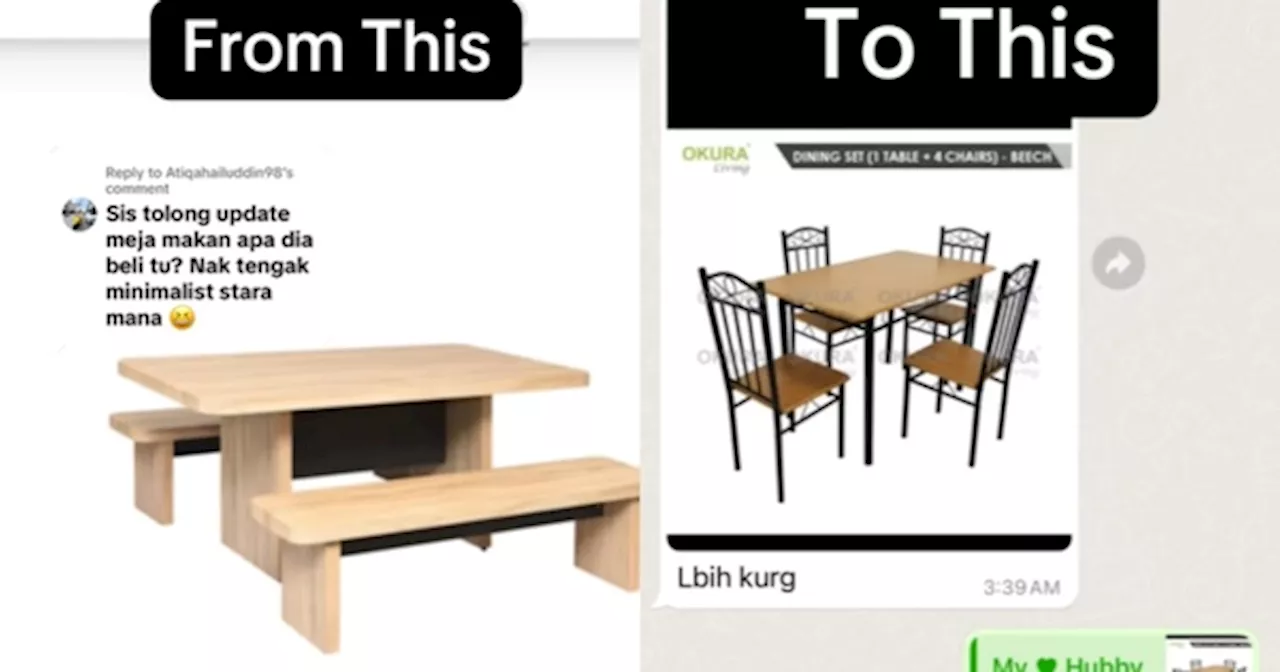 Penyewa Selamba Jual Set Meja Makan Owner Rumah Tanpa Izin, Alasan Nak Lebih Minimalis