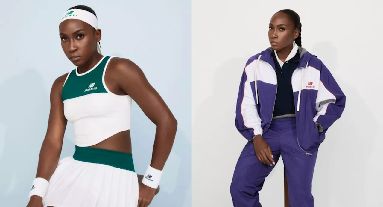 Coco Gauff Partners With New Balance and Miu Miu for New Tennis-inspired Apparel Collection