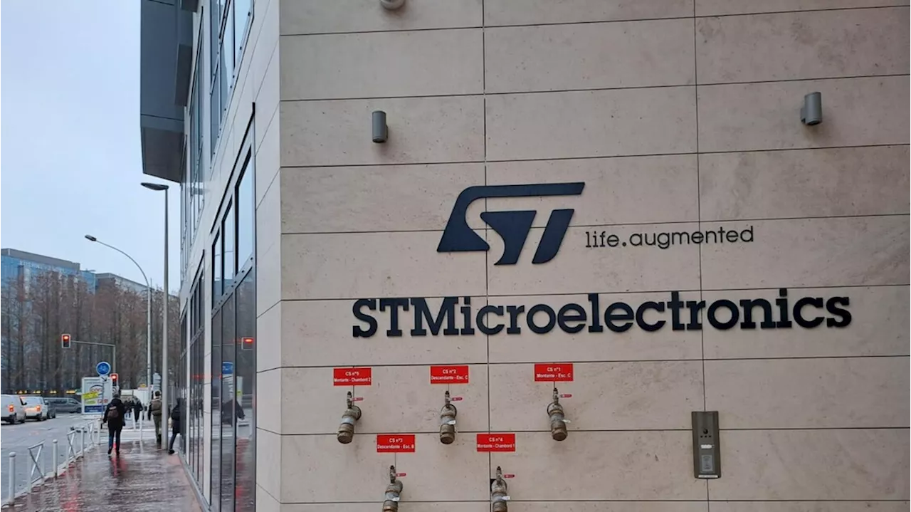 Utile Stm crolla dell'89% nel primo trimestre a 56 milioni