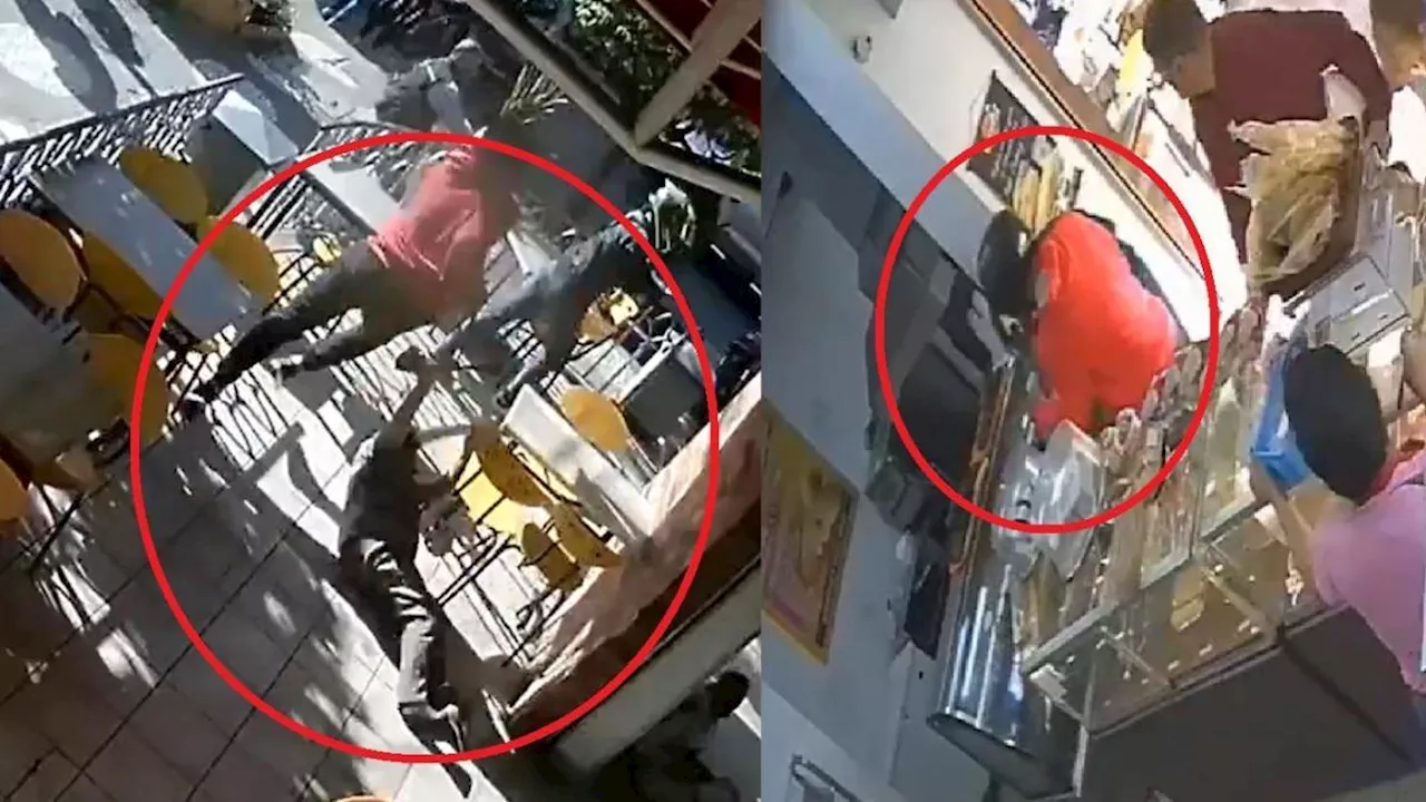Tres hurtos en Bucaramanga quedaron grabados: a una adulta mayor la arrastraron por el piso por robarle 5 millones