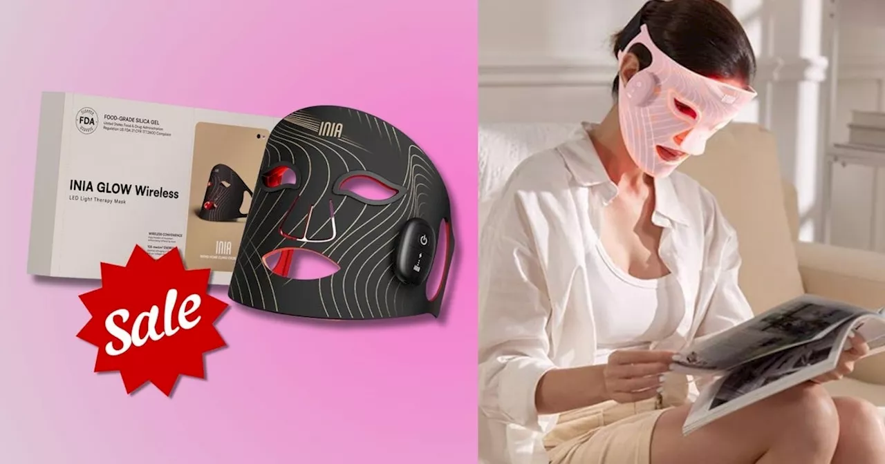 Reviewers Say This Red Light Mask Reduced Wrinkles In ‘Just A Few Weeks’ — And Now It's On Sale
