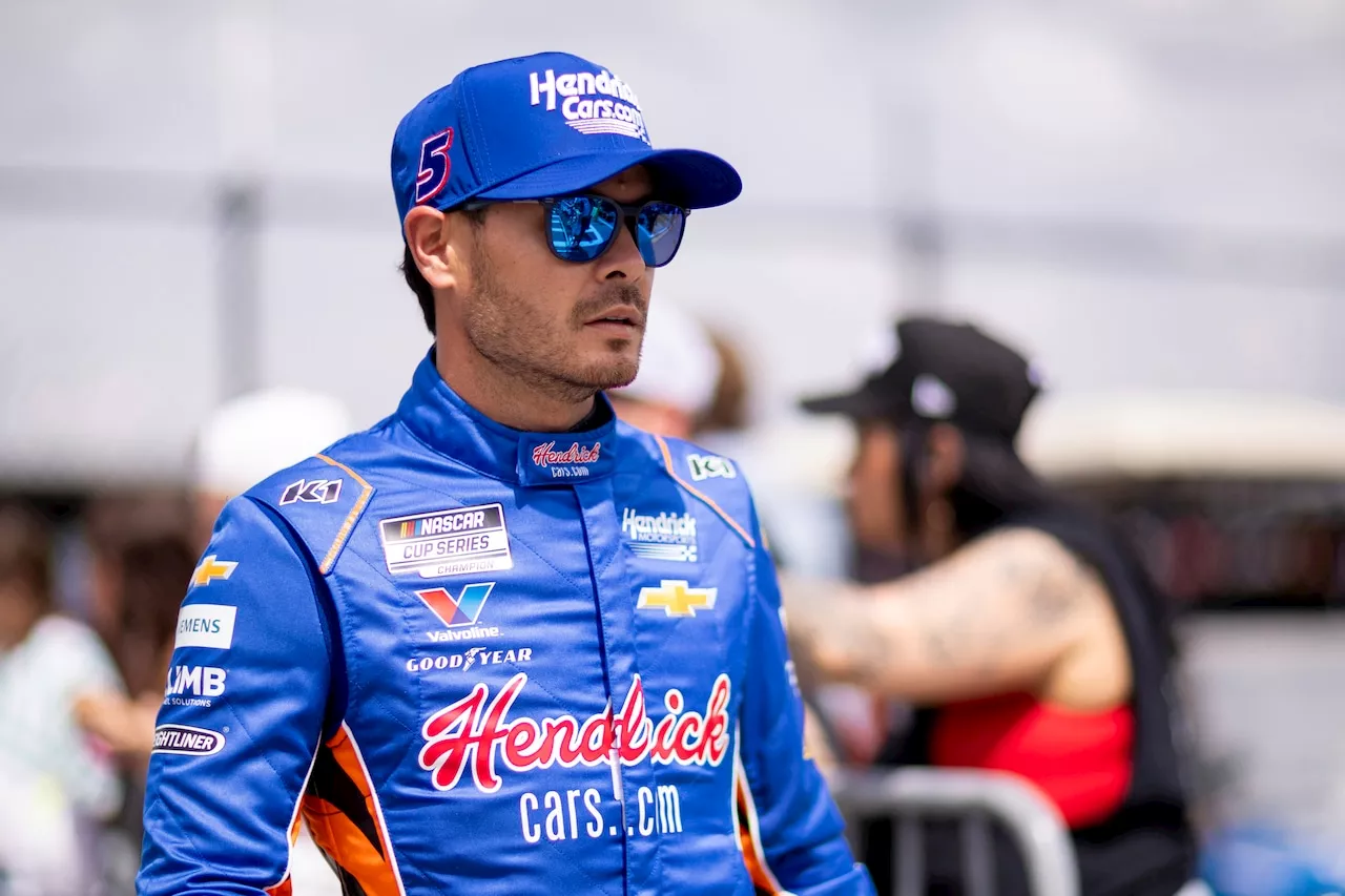Larson begins second try at racing’s ‘double’ by hitting the wall in Indy 500 testing