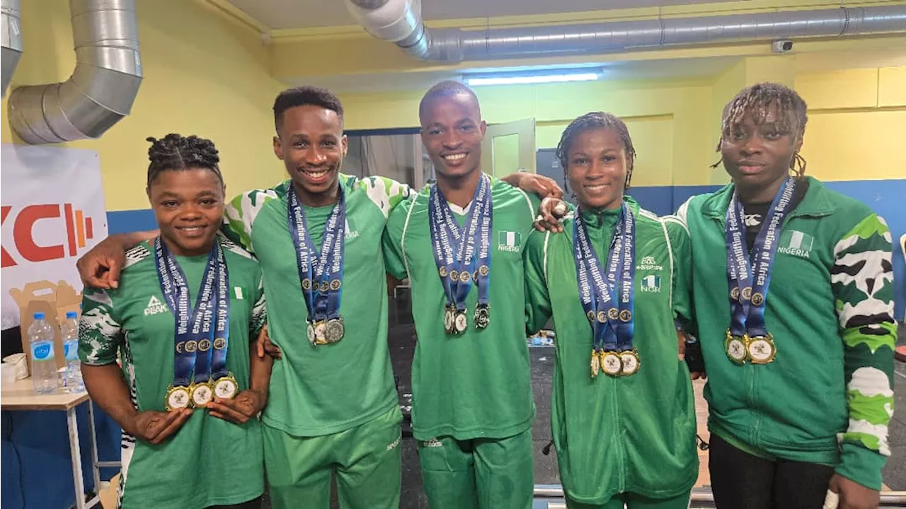 Mauritius 2025: Nigeria shines with 10 gold medals at African Senior Weightlifting Championship