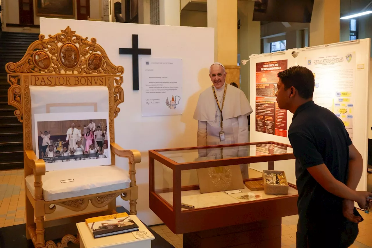 Thomasians recall the impact of Pope Francis in memorabilia exhibit