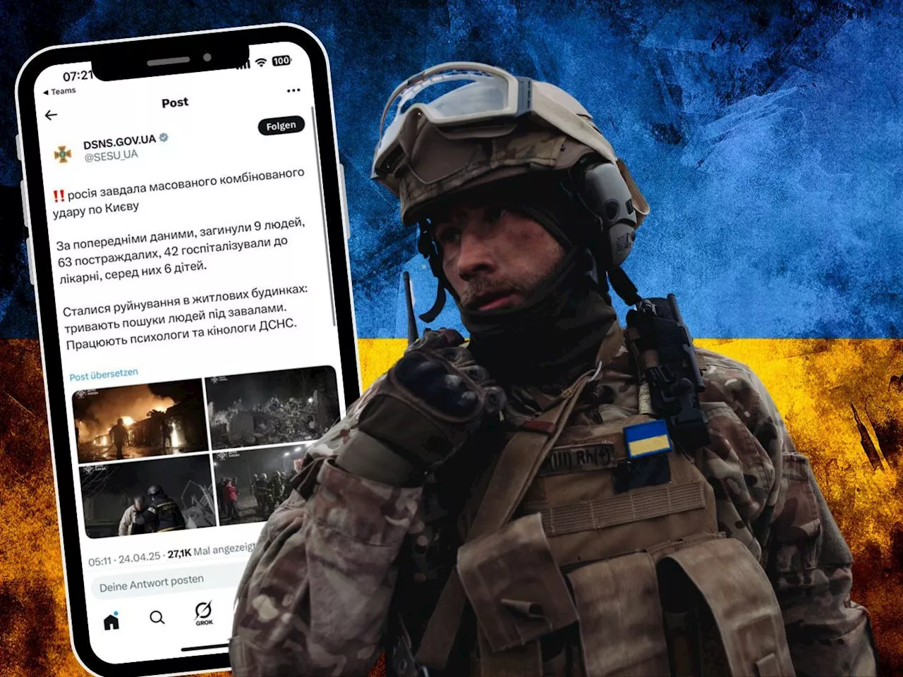 Putins Luftterror trifft Zivilisten - es sind auch Kinder unter den Opfern