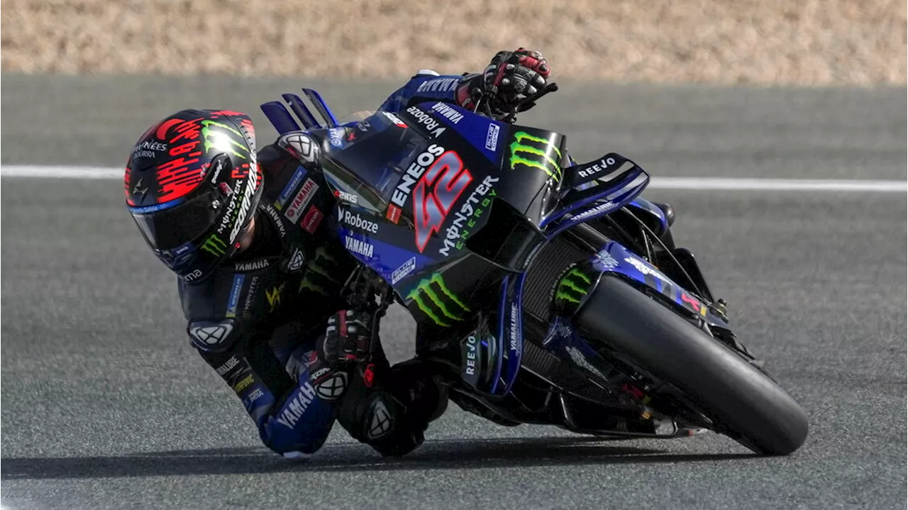MotoGp, la Yamaha di Alex Rins a Jerez de la Frontera