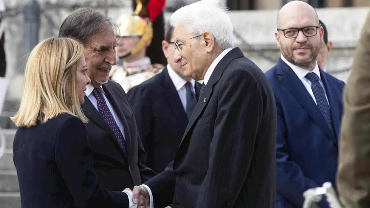 25 Aprile, Mattarella all'Altare della Patria con Meloni per Festa della Liberazione