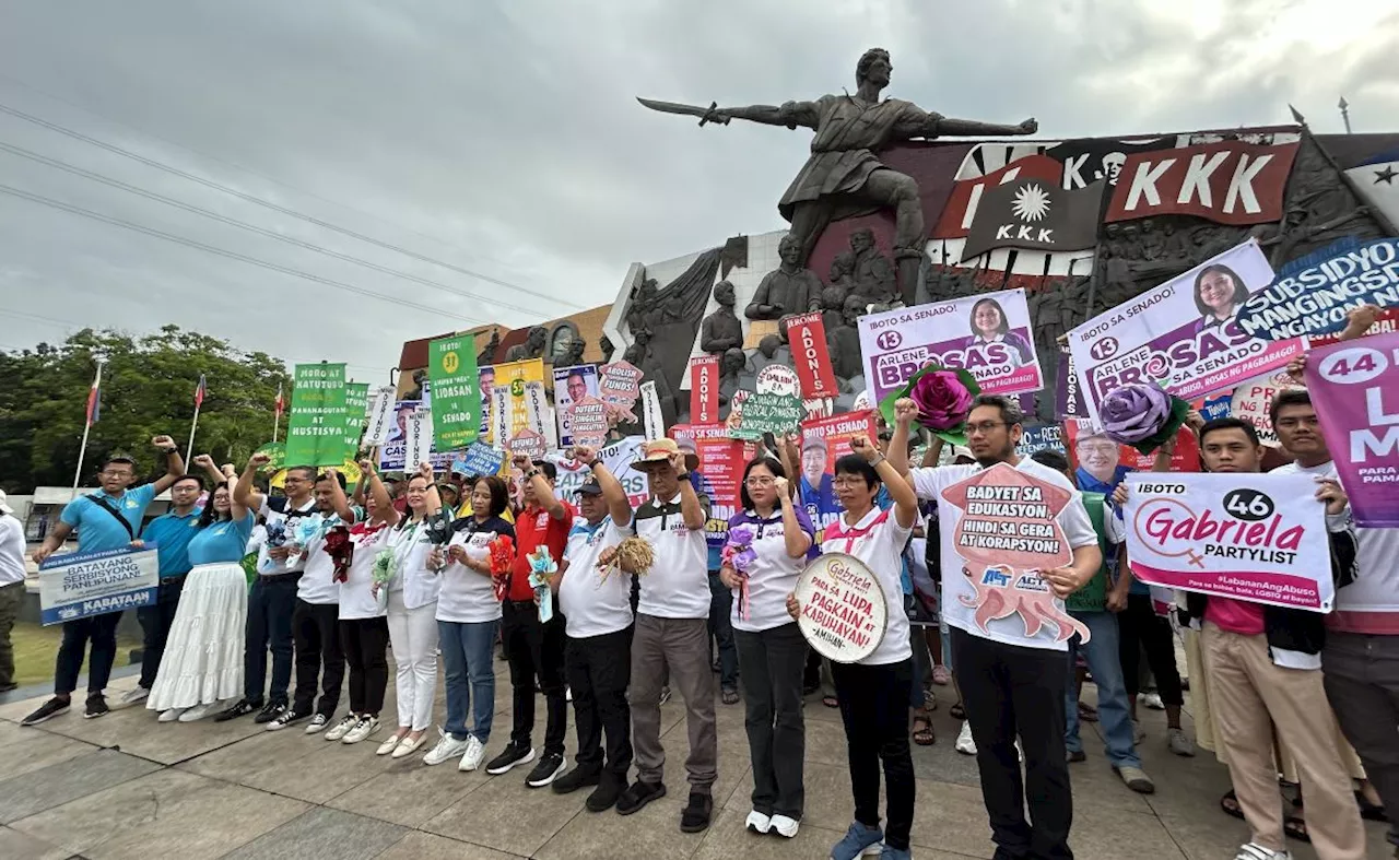 11-man Makabayan slate asks supporters to choose right 12th person on ballot