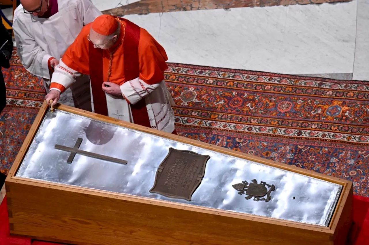 Pope Francis' coffin sealed ahead of funeral