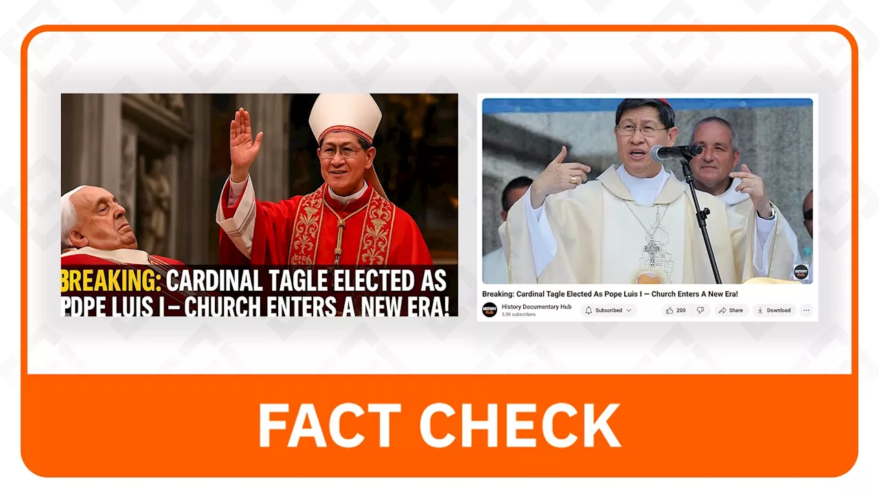 FACT CHECK: No new pope as of April 25, conclave not yet held