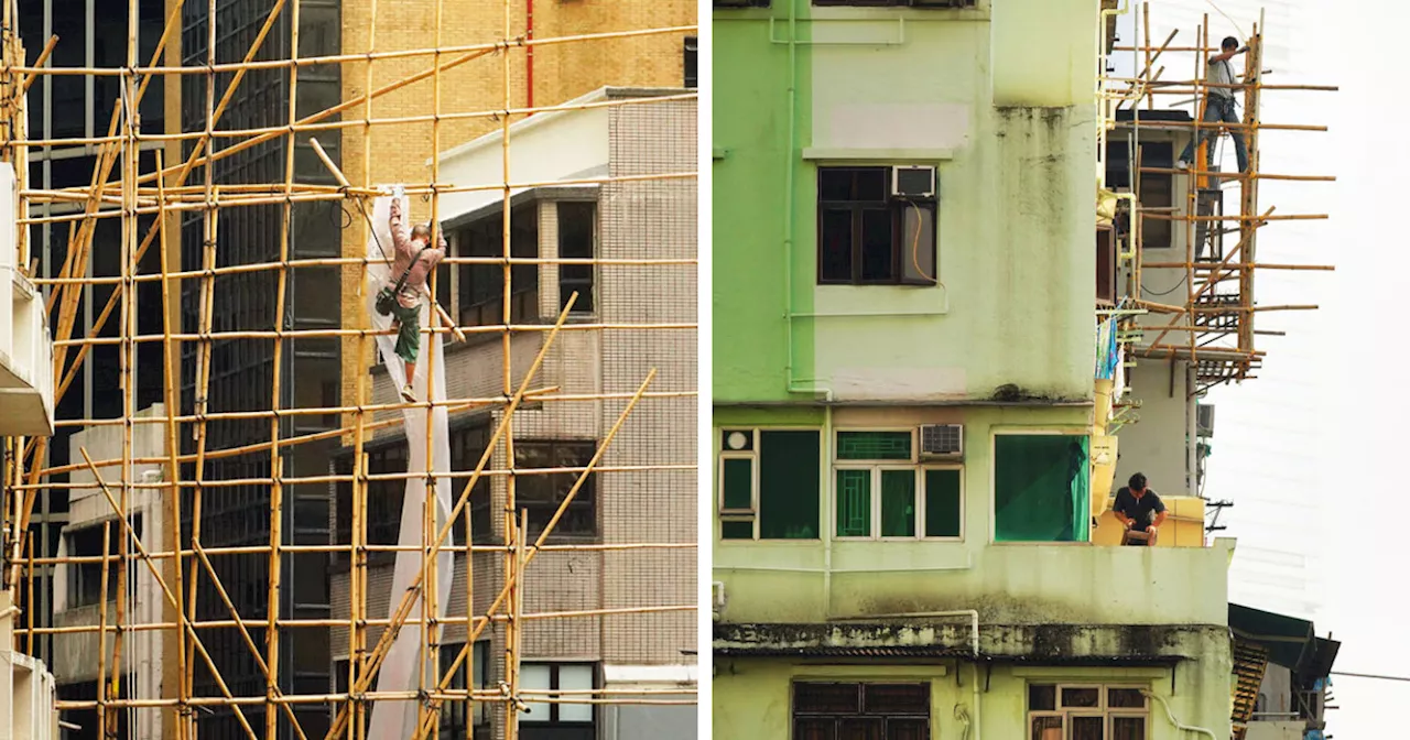 Echoing Above: A Photographic Journey into the World of Scaffolders