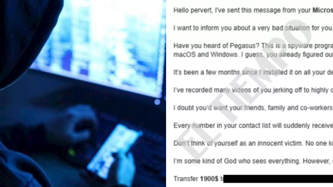 Nueva modalidad de estafa por correo: 'hackers' amenazan con revelar información privada; vea lo que no debe hacer