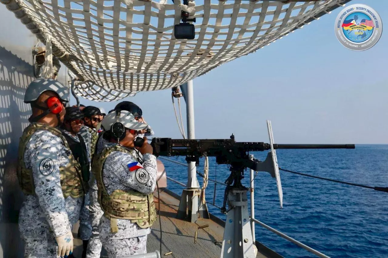 PH, US Navy forces hold gunnery exercise at Balikatan 2025