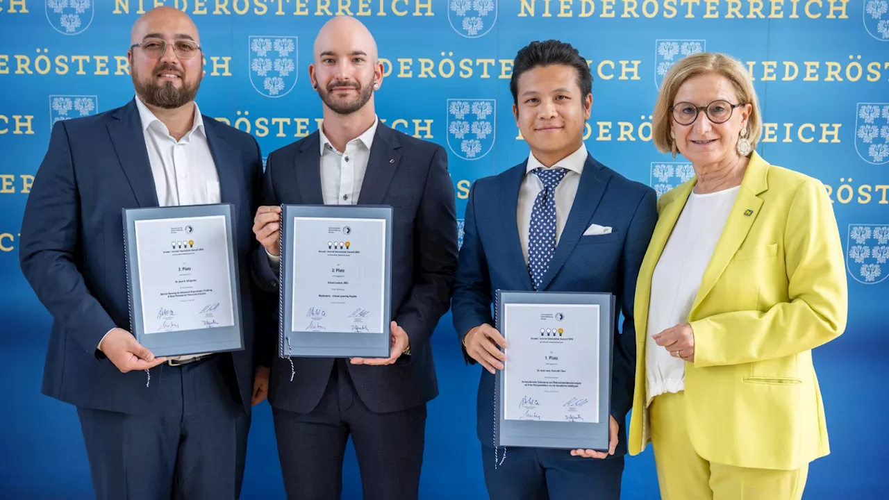 Der „tecnet accent Innovation Award“ ging an drei Forscher