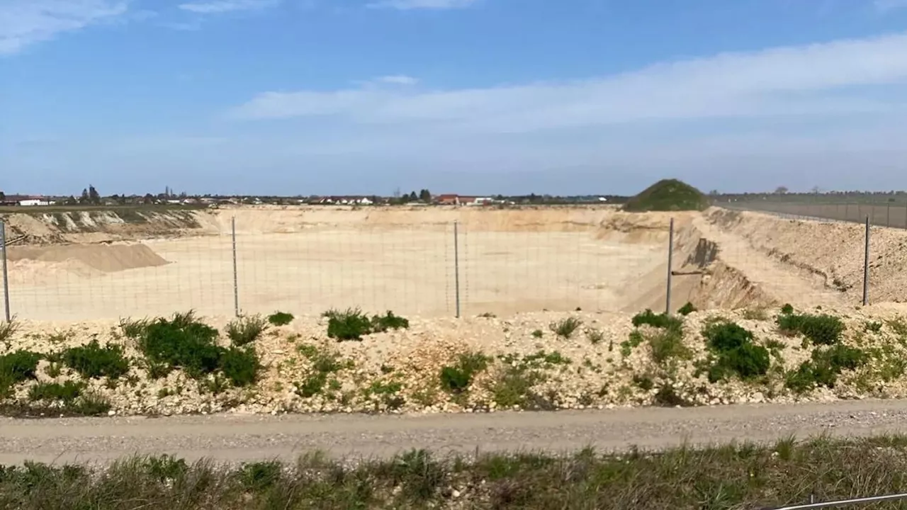 Schottergrube in Lassee soll vergrößert werden: Die Grünen toben