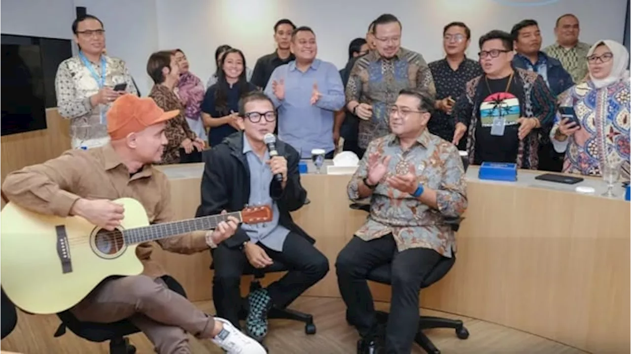 Terima Audiensi Band Tipe-X, Menekraf Yakin Musik Bisa Gaet Subsektor Ekraf Lain dan Serap Tenaga Kerja