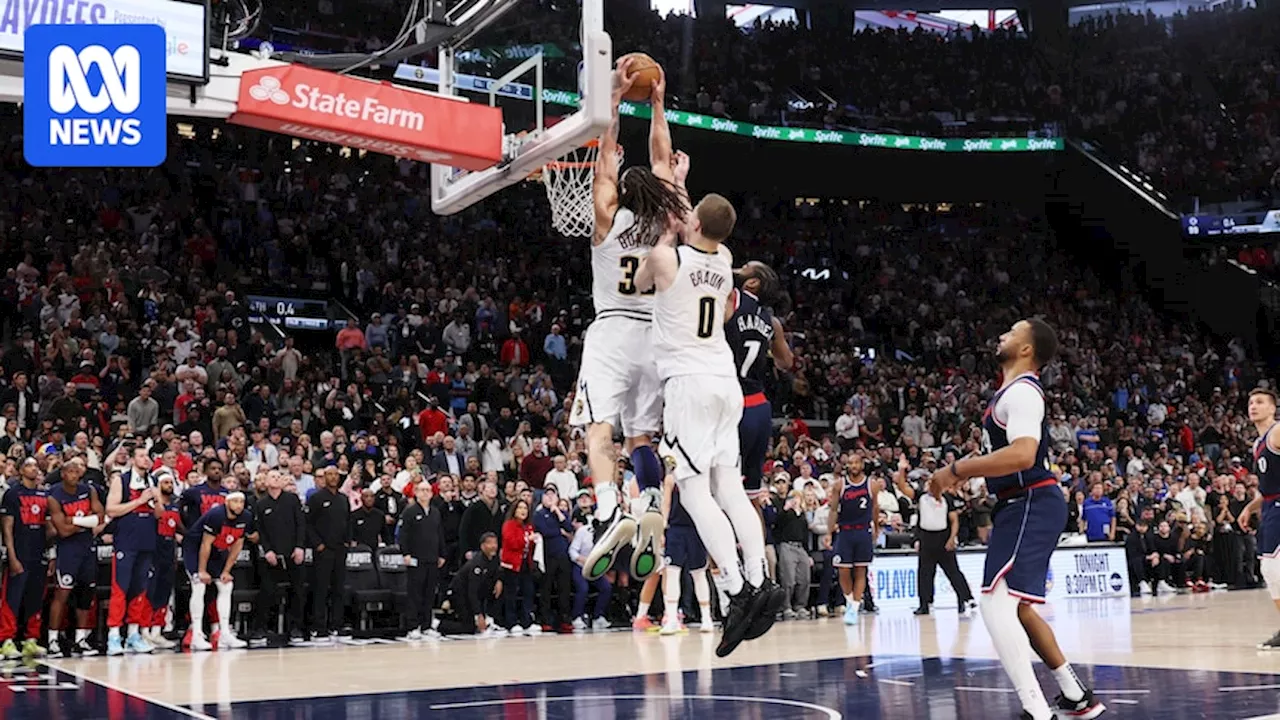 Aaron Gordon slam dunk helps Denver Nuggets beat LA Clippers 101-99 in NBA playoffs