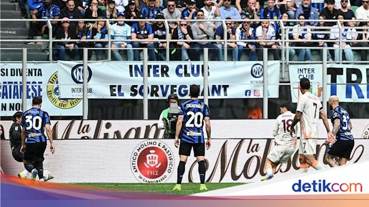Inter Vs Roma: Kalah 0-1, Si Ular Digusur Napoli di Puncak