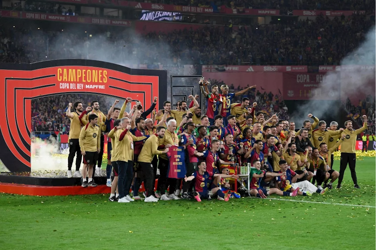 Kounde's late strike seals Barcelona’s thrilling 3-2 win over Real Madrid in wild Copa del Rey final