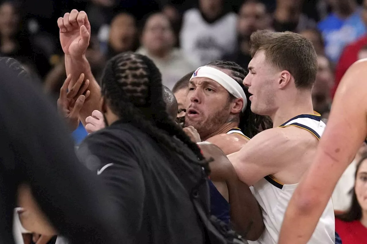 First-half skirmish between Nuggets and Clippers results in 6 technical fouls in Game 4
