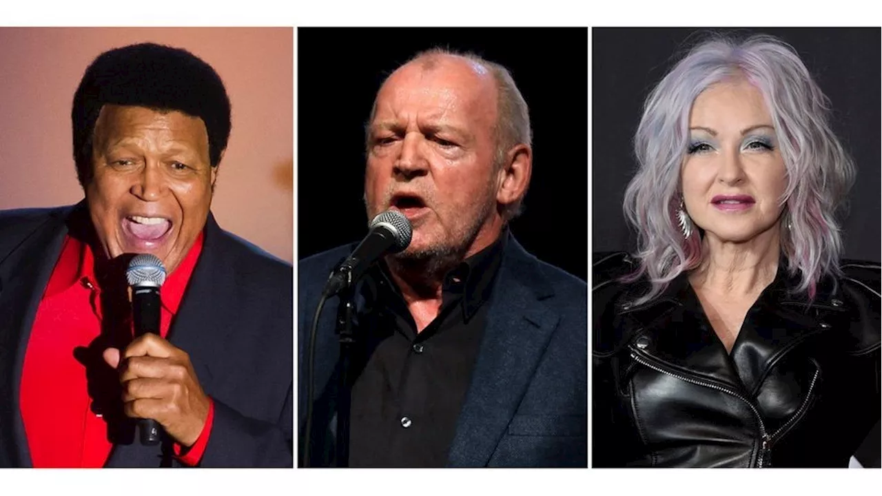 Chubby Checker, Joe Cocker, Cyndi Lauper among Rock & Roll Hall of Fame inductees
