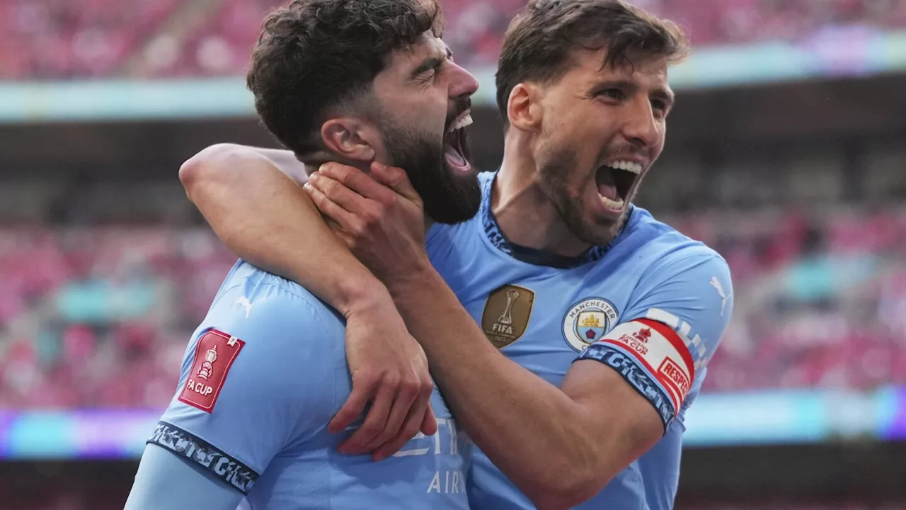 Man City beats Forest 2-0 to reach FA Cup final and keep trophy hopes alive