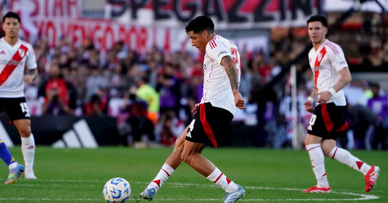 Enzo Pérez, el pibe de 39 que volvió a sonreír contra Boca