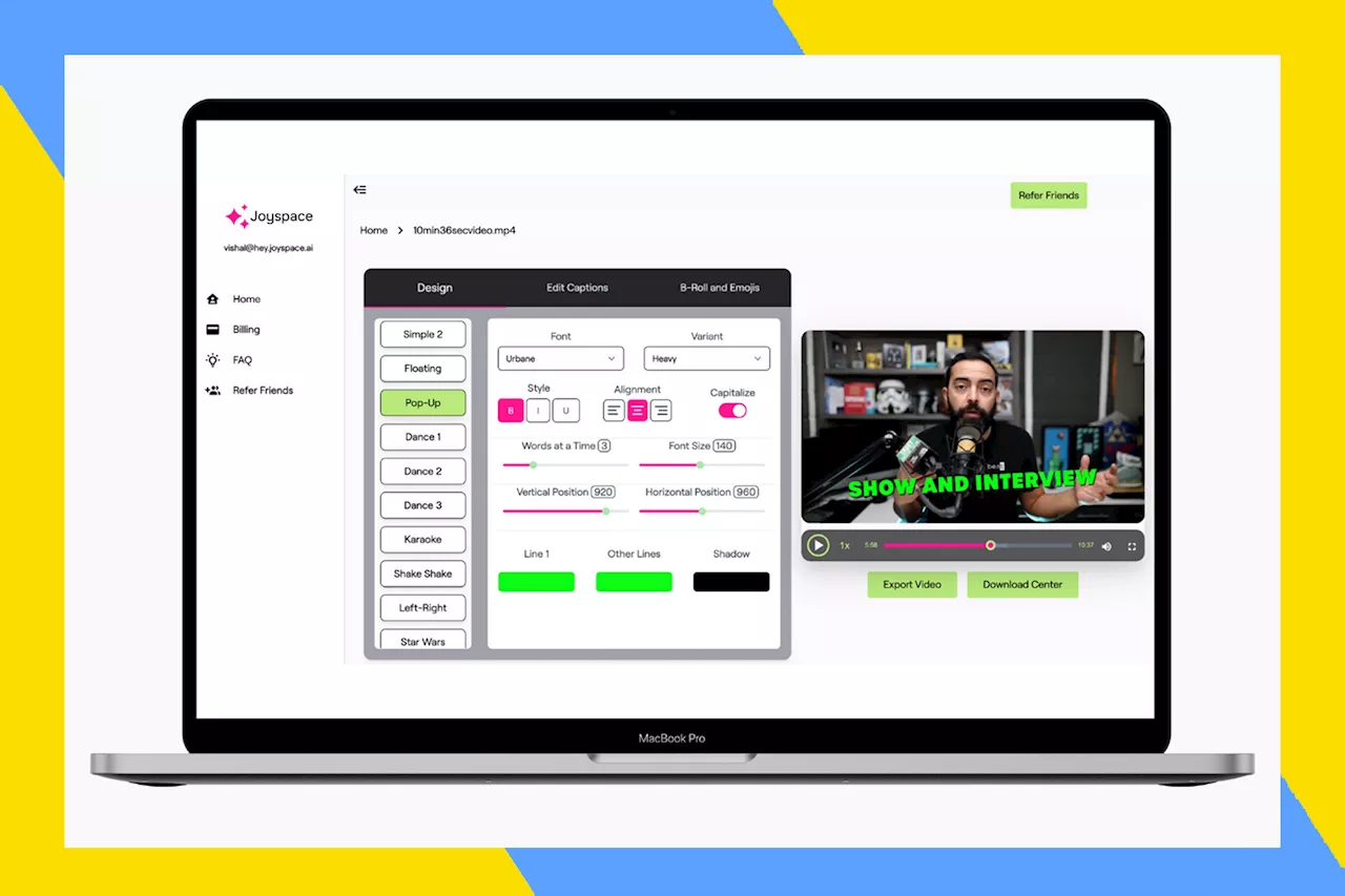 Save $300 on AI caption and transcription platform Joyspace, now $79.99