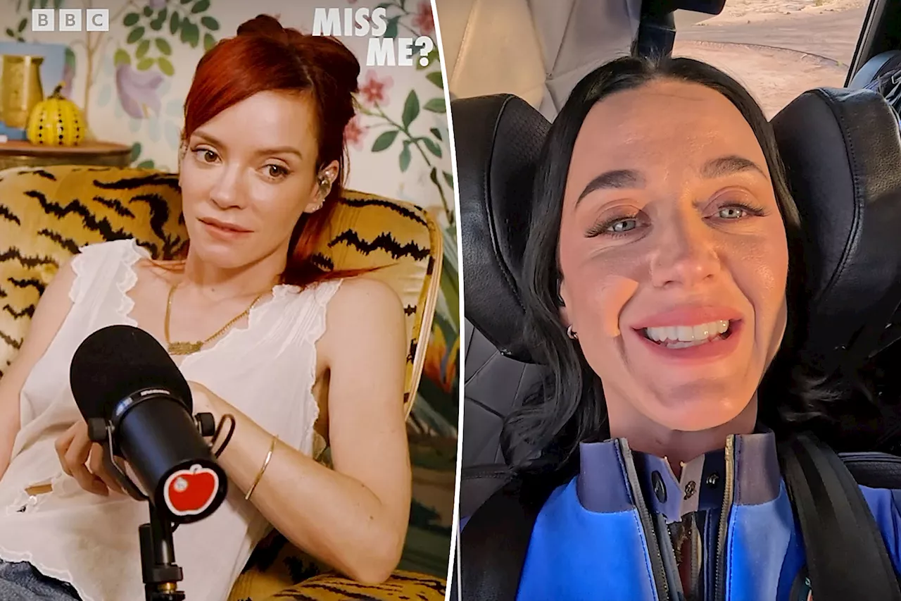Lily Allen apologizes for 'being mean' to Katy Perry about 'out-of-touch' Blue Origin space flight